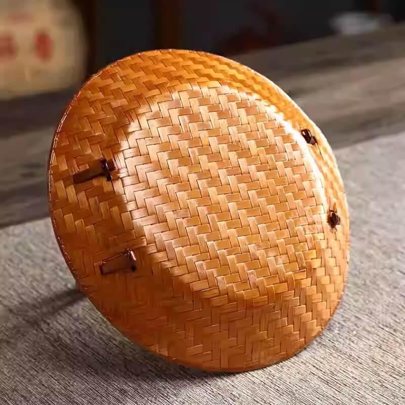 Bamboo Portable Dessert Basket Snack Fruit Tray