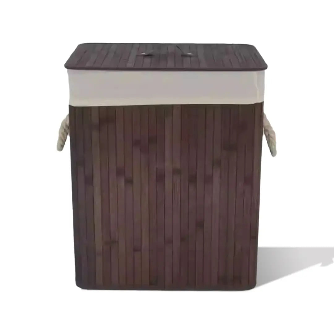 Foldable Bamboo Clothes Storage Basket Toy Storage Box
