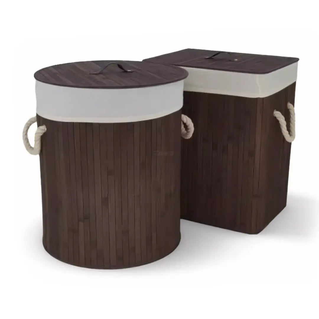 Foldable Bamboo Clothes Storage Basket Toy Storage Box