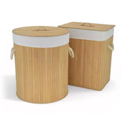 Foldable Bamboo Clothes Storage Basket Toy Storage Box