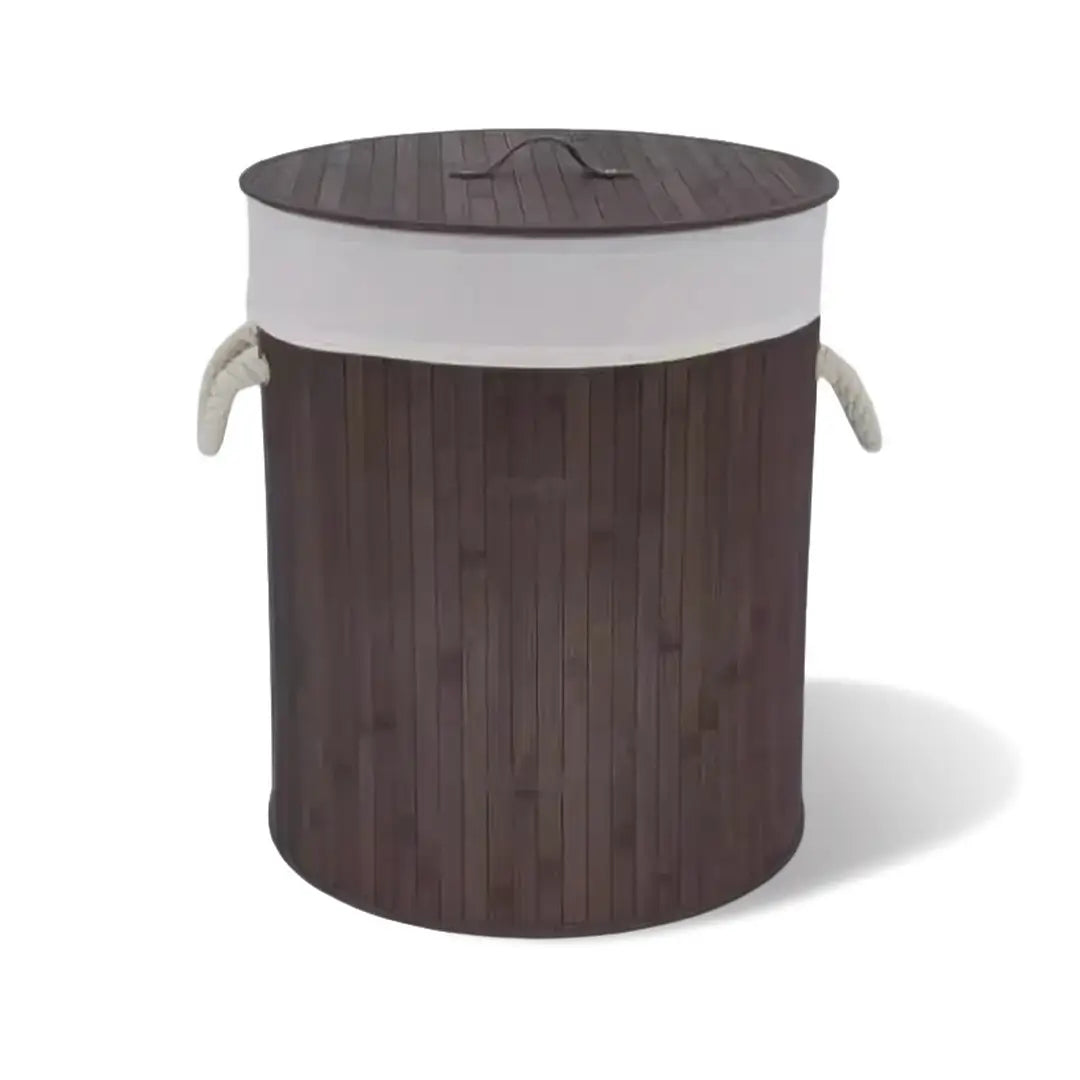 Foldable Bamboo Clothes Storage Basket Toy Storage Box