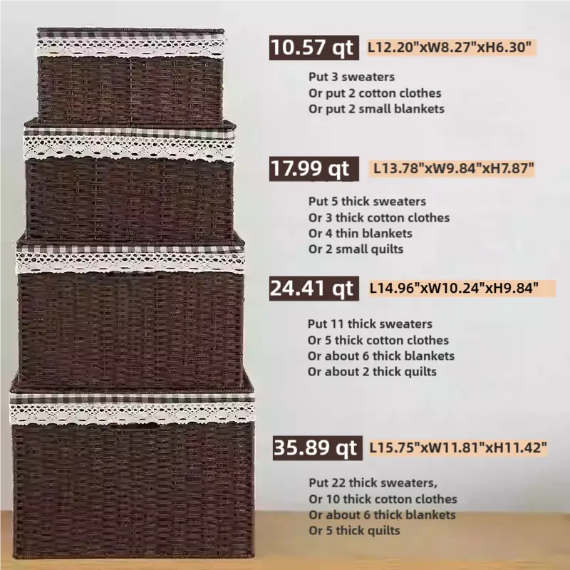 Household Storage Basket Suitable for Sundry Clothes