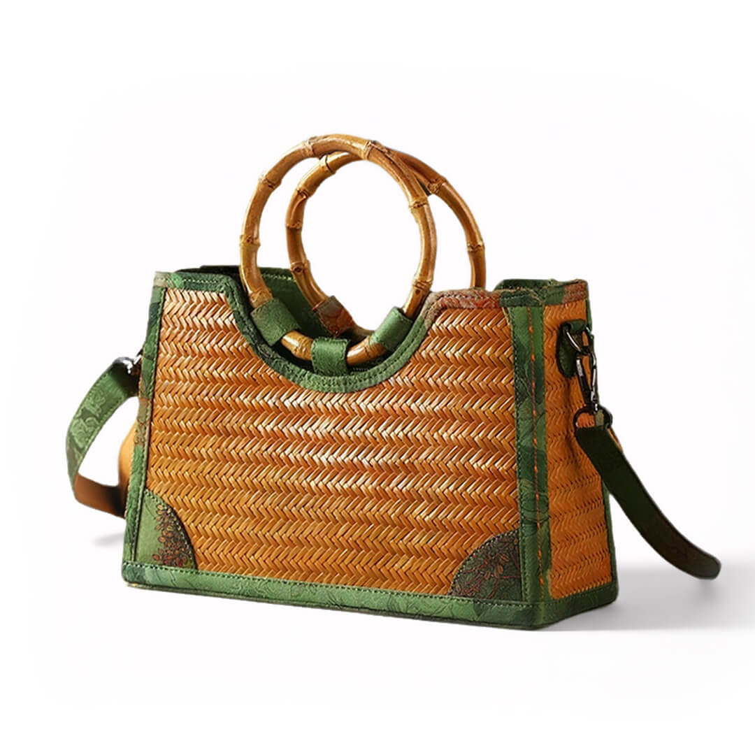 Handmade Bamboo Handbag/Crossbody Bag