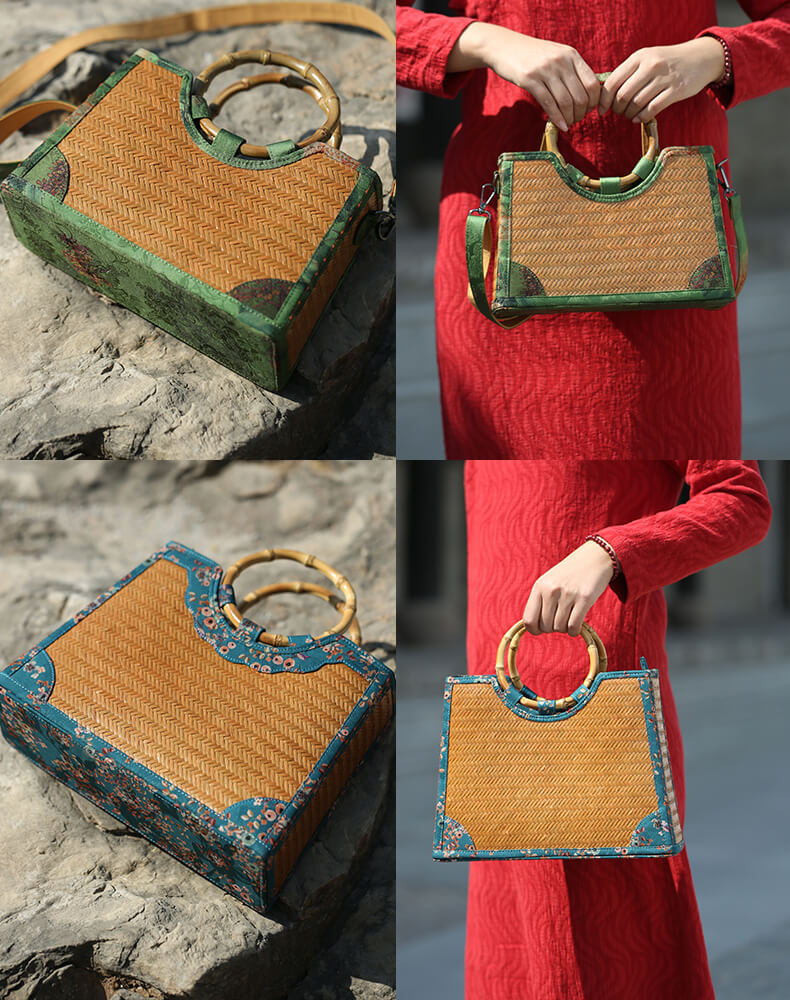 Handmade Bamboo Handbag/Crossbody Bag