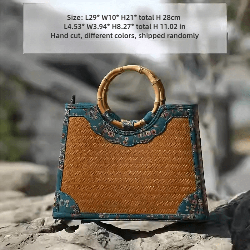 Handmade Bamboo Handbag/Crossbody Bag