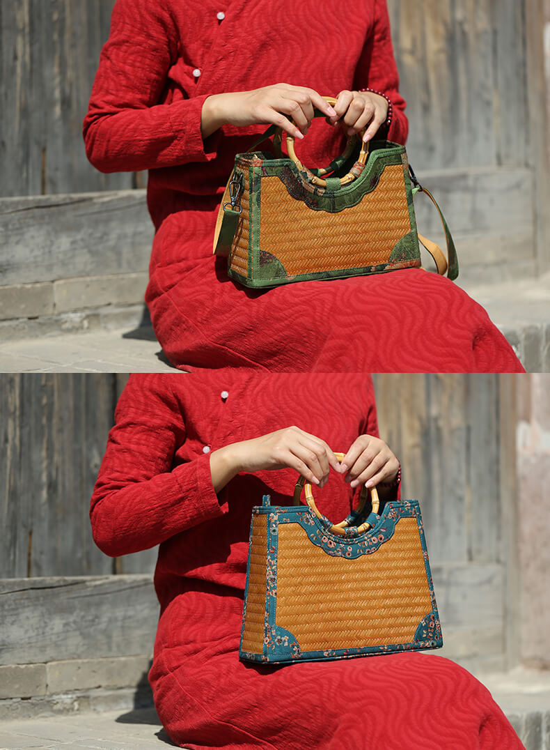 Handmade Bamboo Handbag/Crossbody Bag