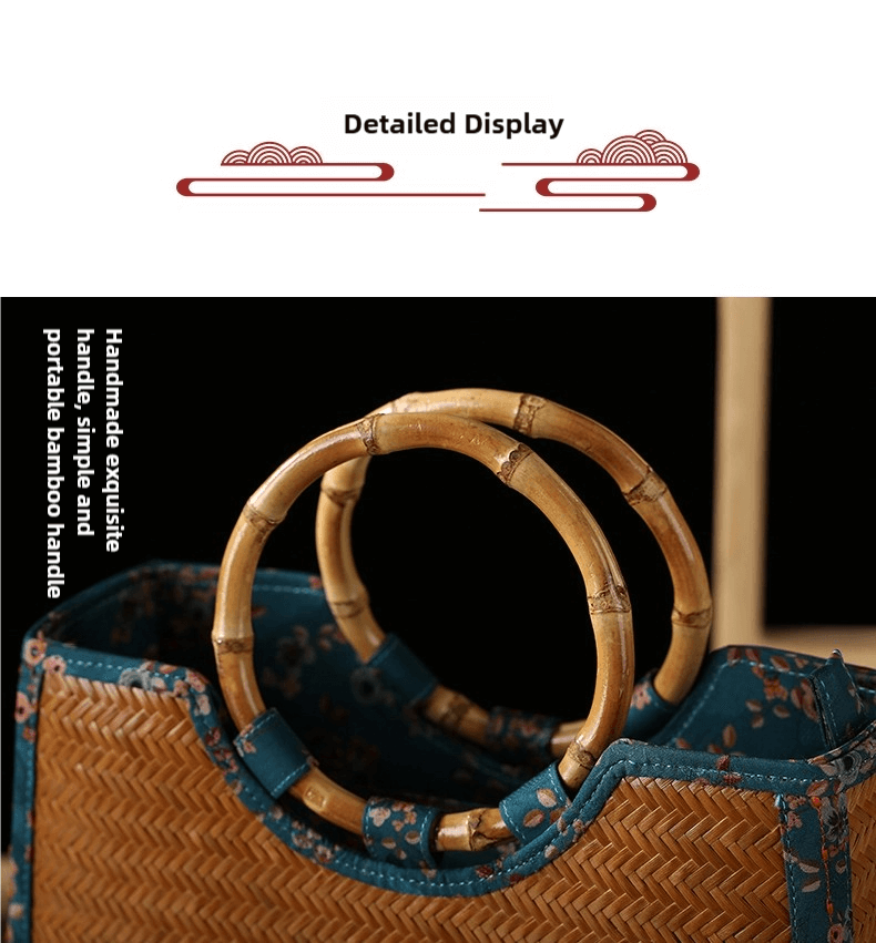 Handmade Bamboo Handbag/Crossbody Bag