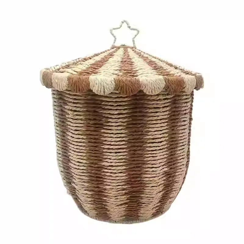 Paper Rope Storage Basket for Toys Snacks & Sundries