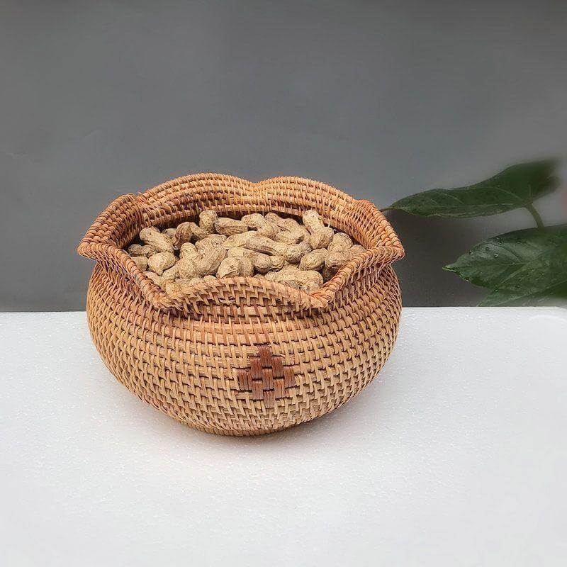 Rattan Lucky Bag Fruit Basket
