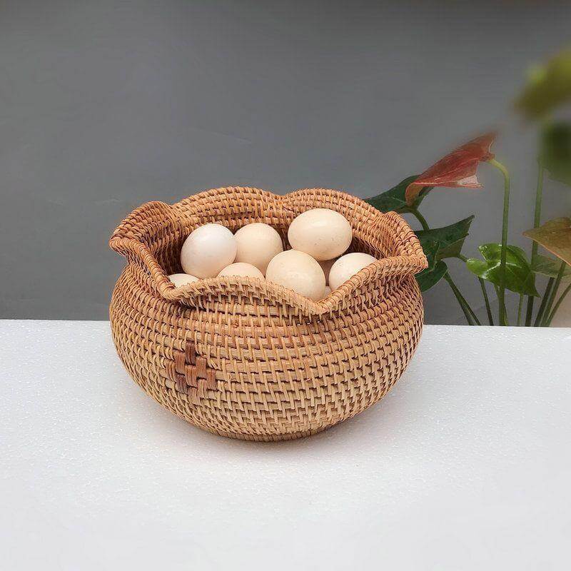 Rattan Lucky Bag Fruit Basket