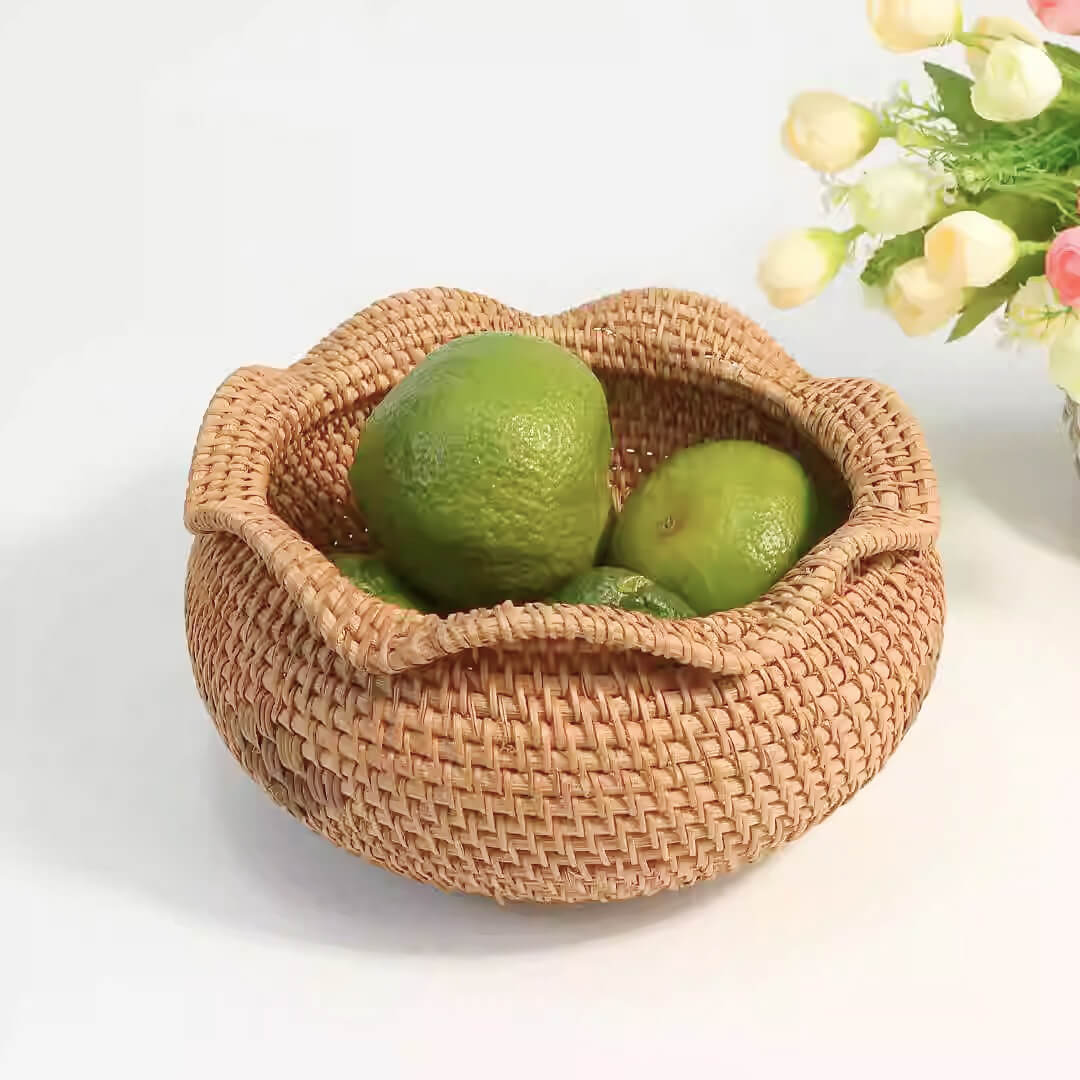 Rattan Lucky Bag Fruit Basket