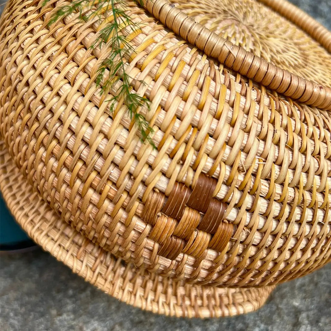 Rattan Lucky Bag Fruit Basket