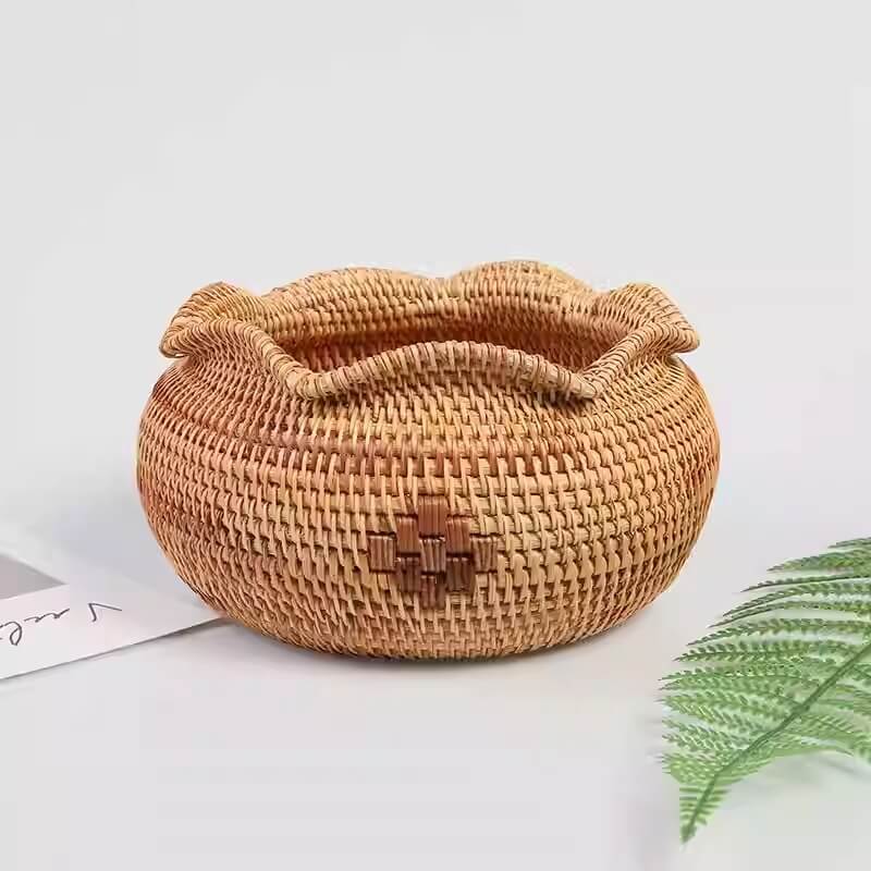 Rattan Lucky Bag Fruit Basket