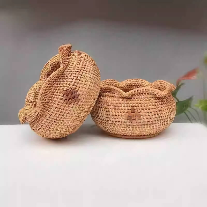 Rattan Lucky Bag Fruit Basket