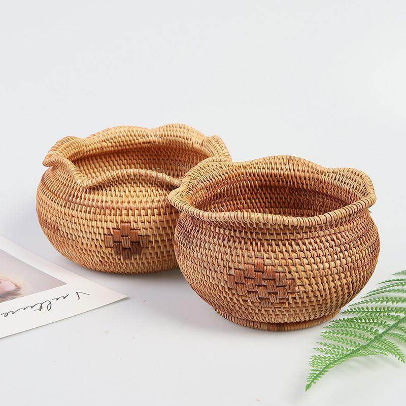 Rattan Lucky Bag Fruit Basket
