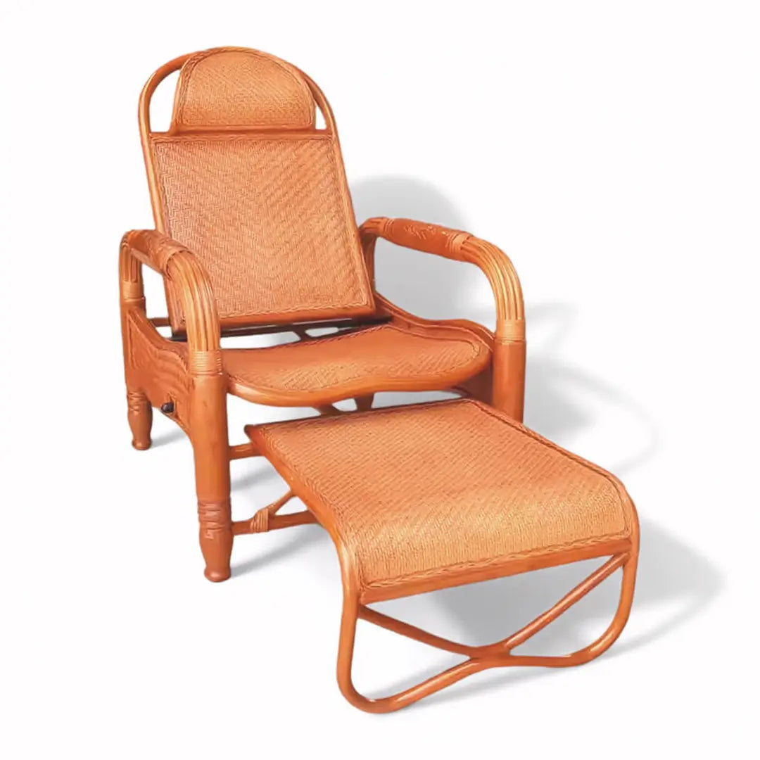 Rattan Leisure Lounge Chair with Coffee Table