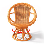 360° Rotating Rattan Chair & Coffee Table