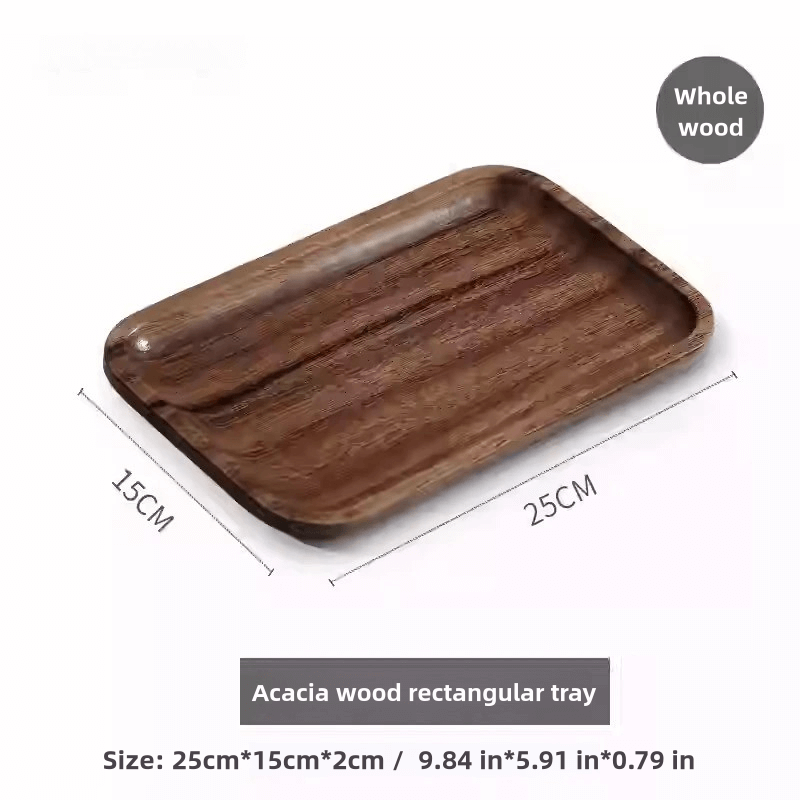 Solid Wood Rectangular Tray