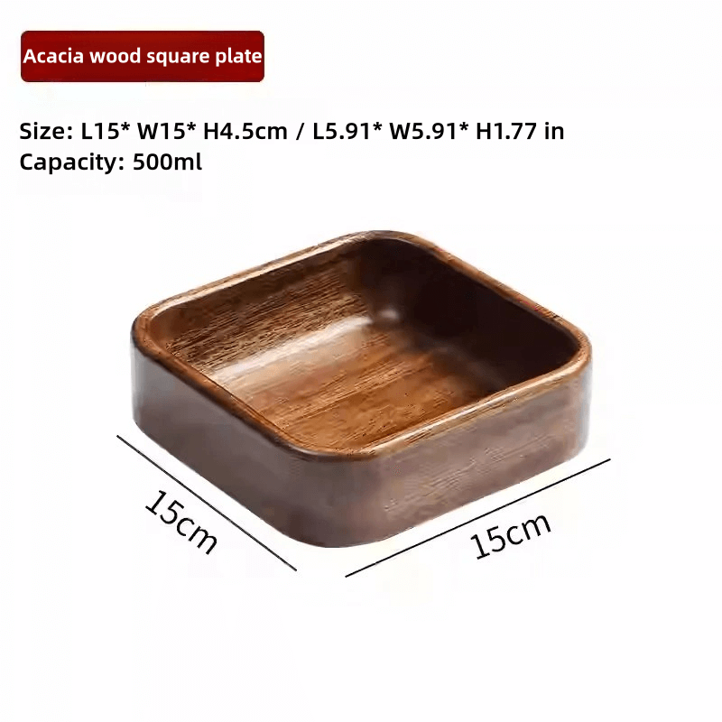 Wooden Snack Fruit Refreshment Storage Tray