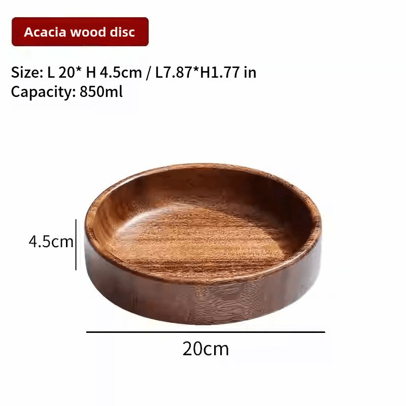 Wooden Snack Fruit Refreshment Storage Tray