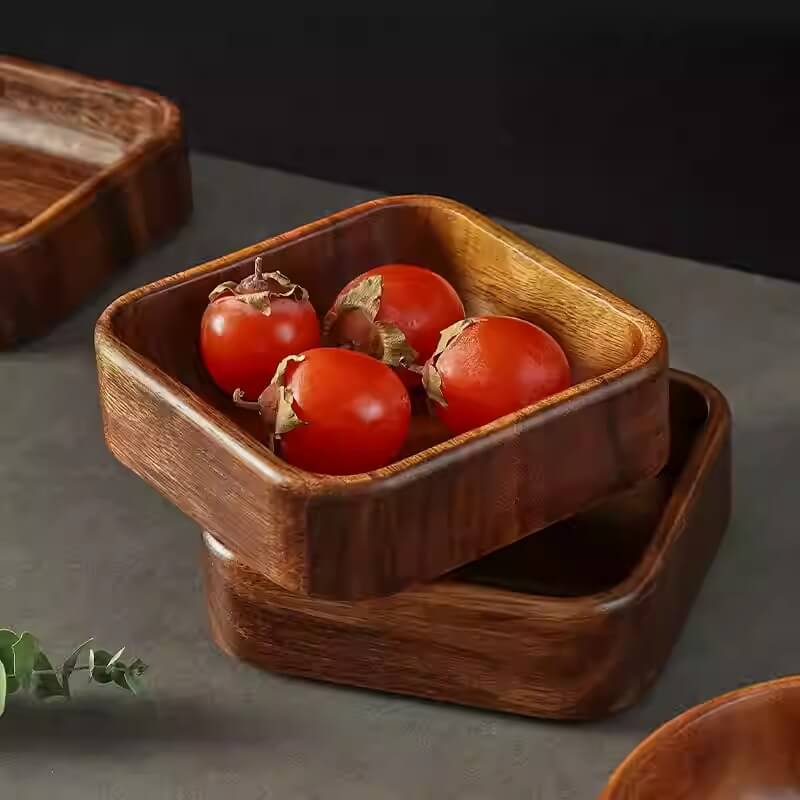 Wooden Snack Fruit Refreshment Storage Tray