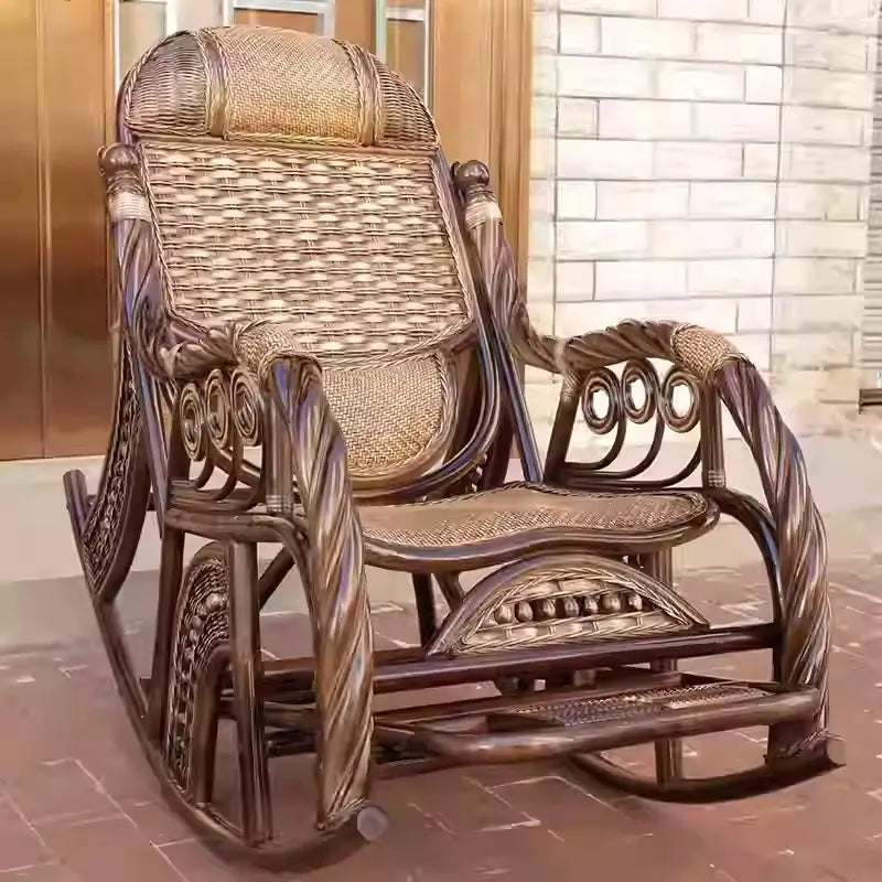 Rattan Rocking Chair Lounge Chair