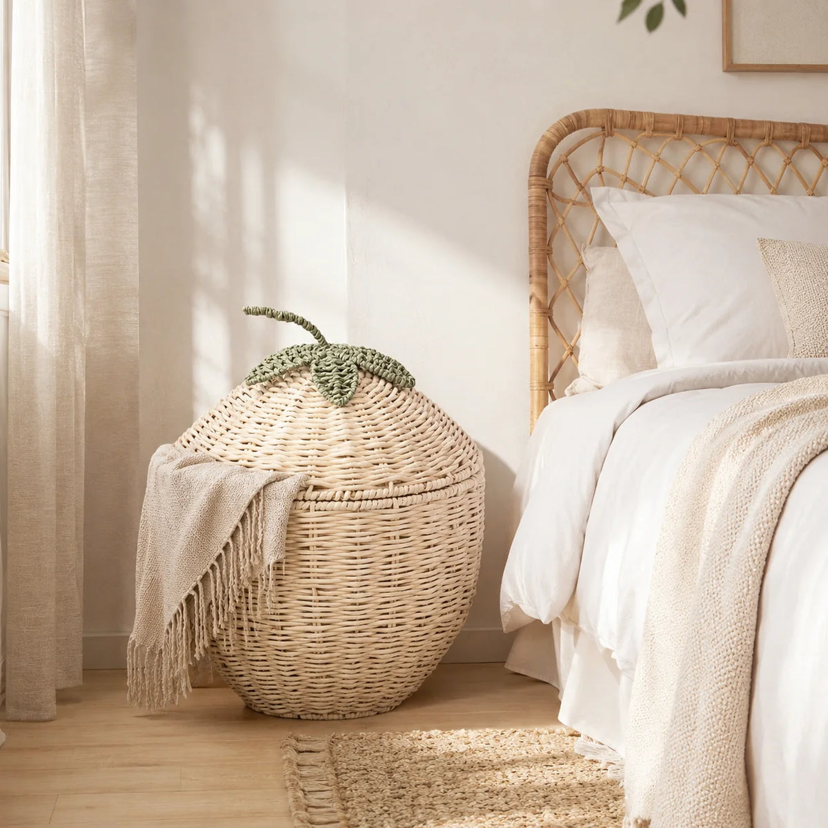 Nature-Inspired Woven Storage Basket Set