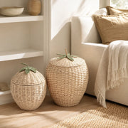 Nature-Inspired Woven Storage Basket Set