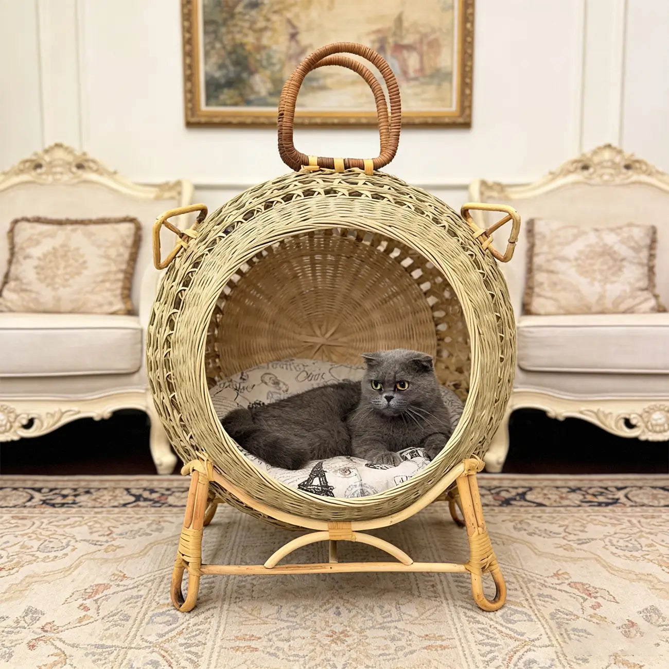 NienBam Eco-Friendly Elevated Pet Cave with Stand & Bonus Gifts