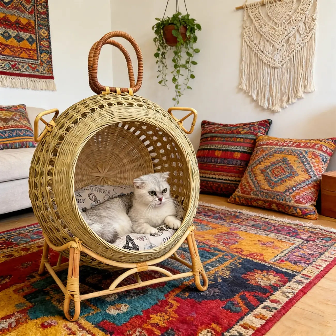 NienBam Eco-Friendly Elevated Pet Cave with Stand & Bonus Gifts