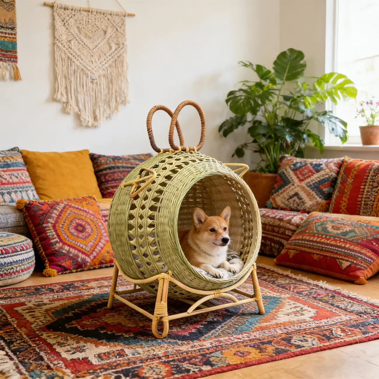NienBam Eco-Friendly Elevated Pet Cave with Stand & Bonus Gifts
